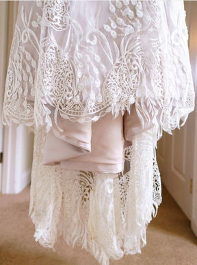 Ivory Embroidered Lace - Conchita