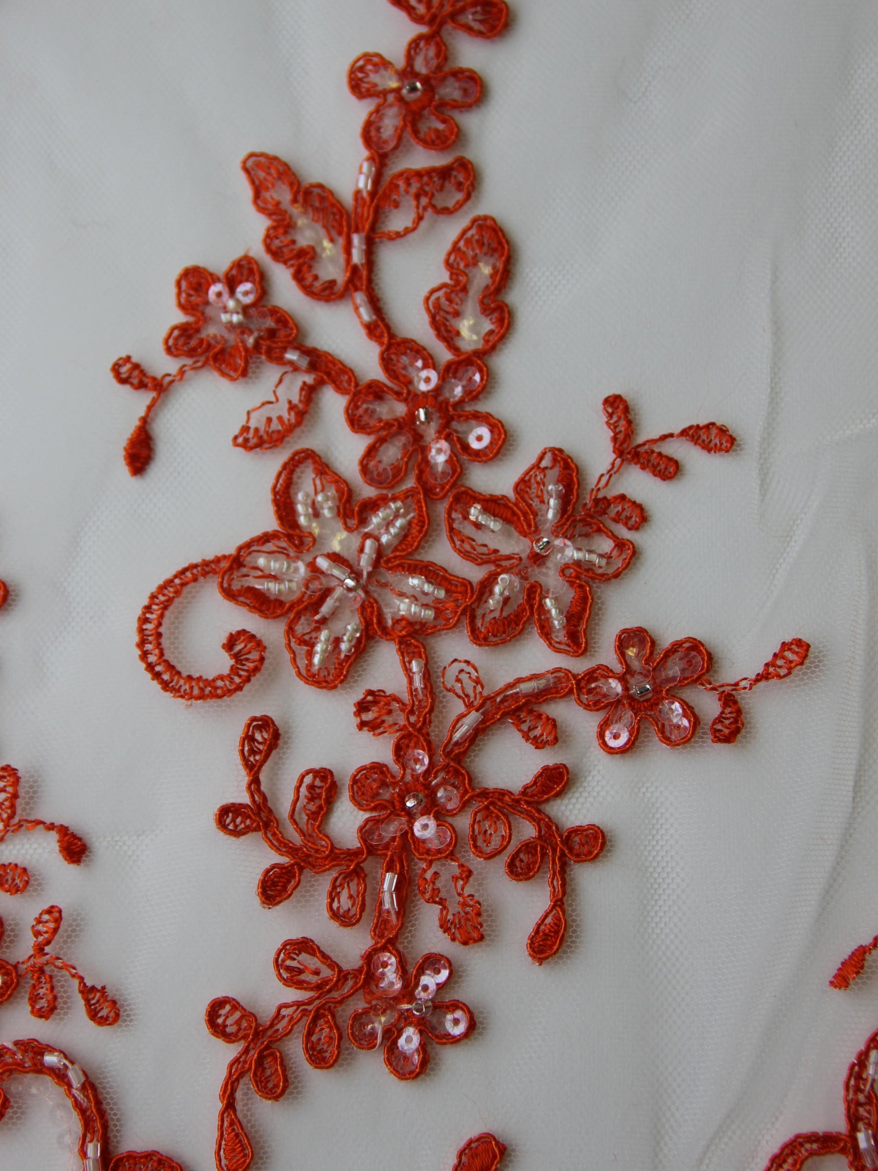 Fresh Orange Lace - Alexandra