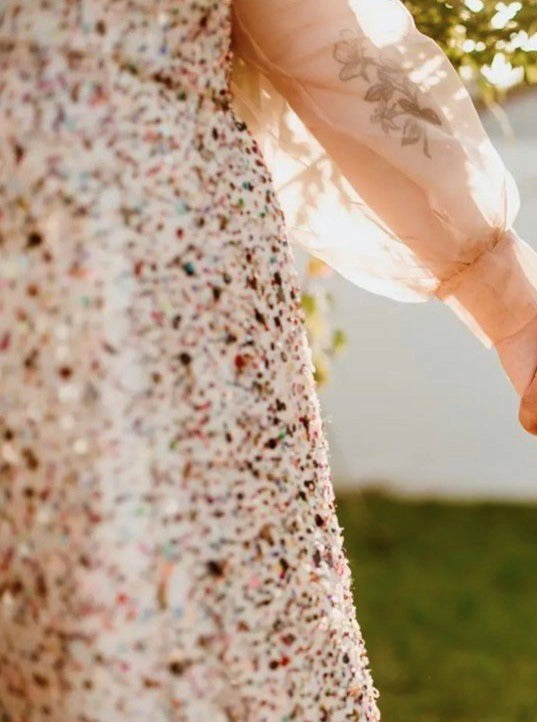 Multi-colour Sequinned Tulle – Delice