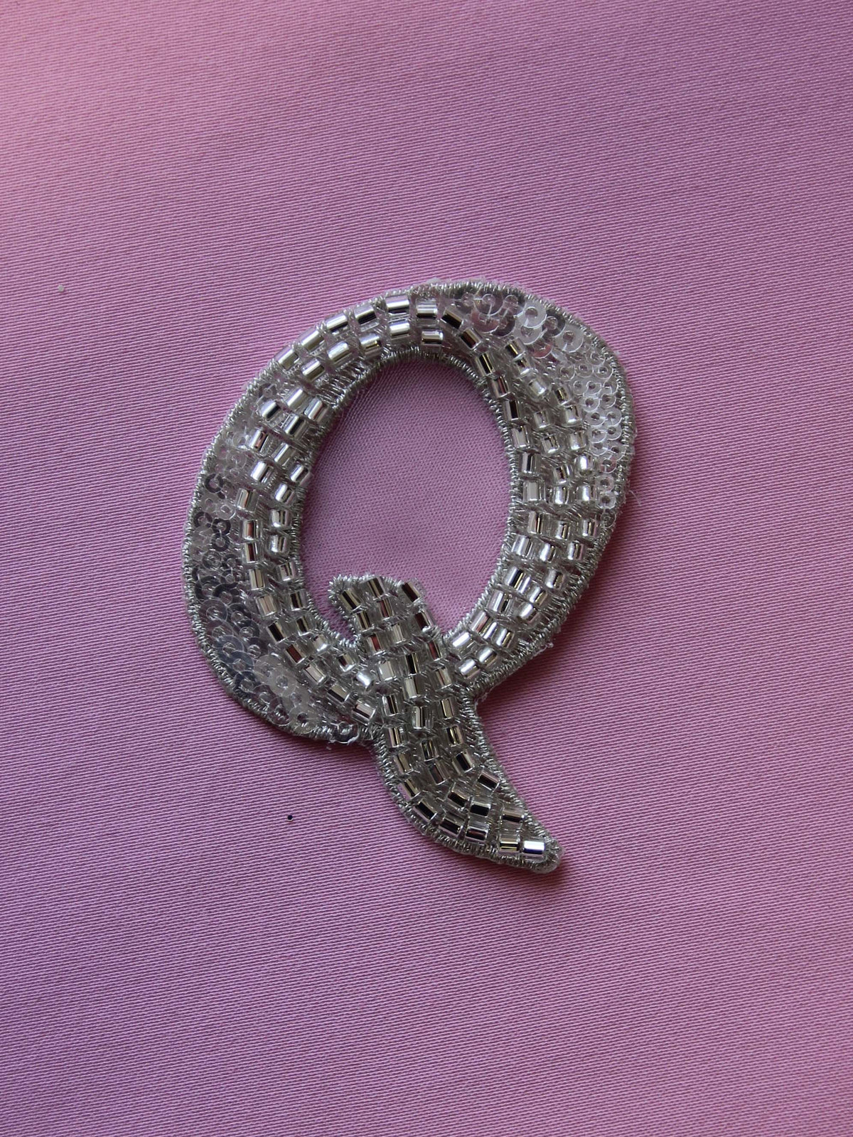 Beaded Letter Q