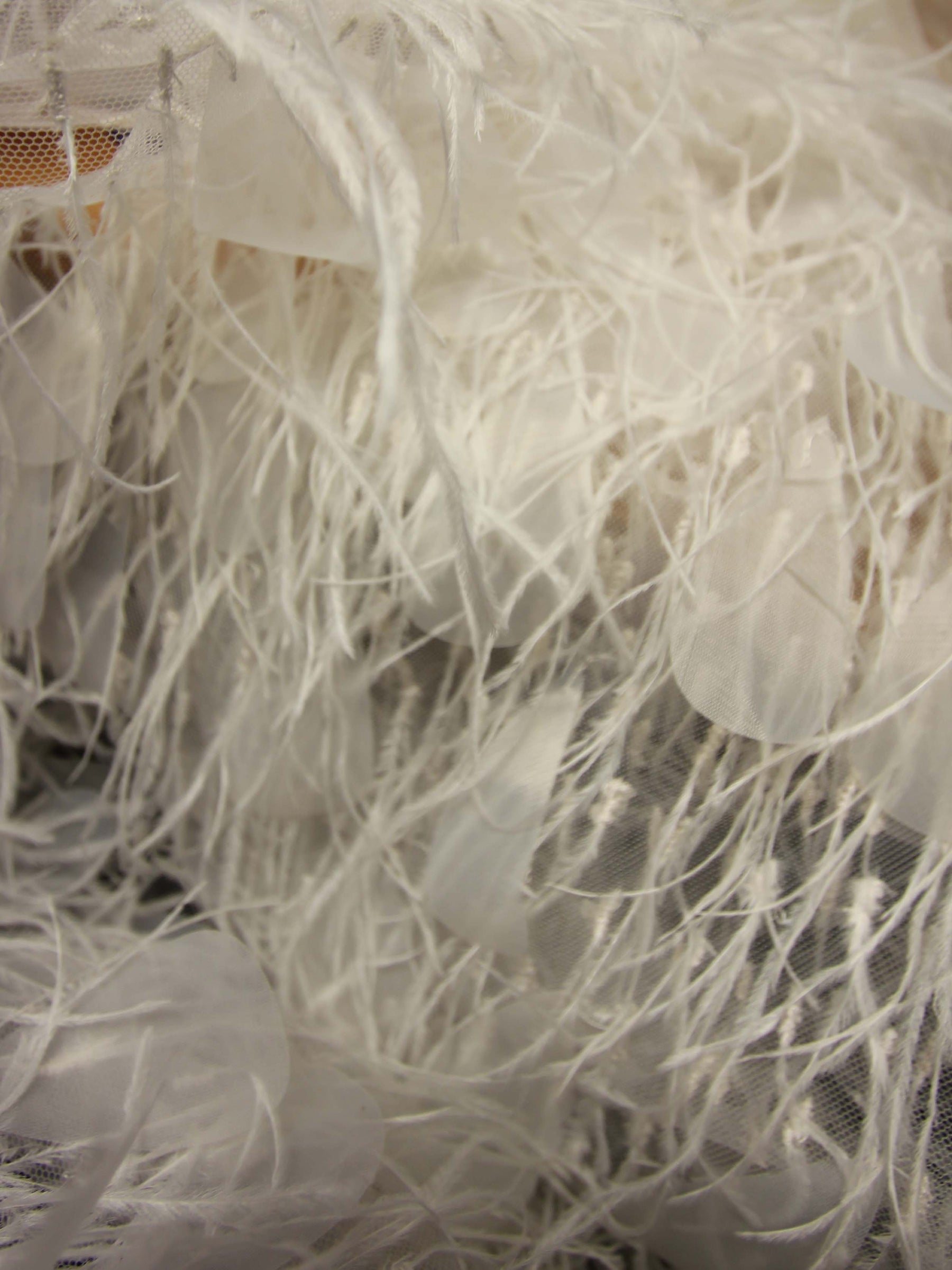 Ivory Feather Tulle - Fabiana