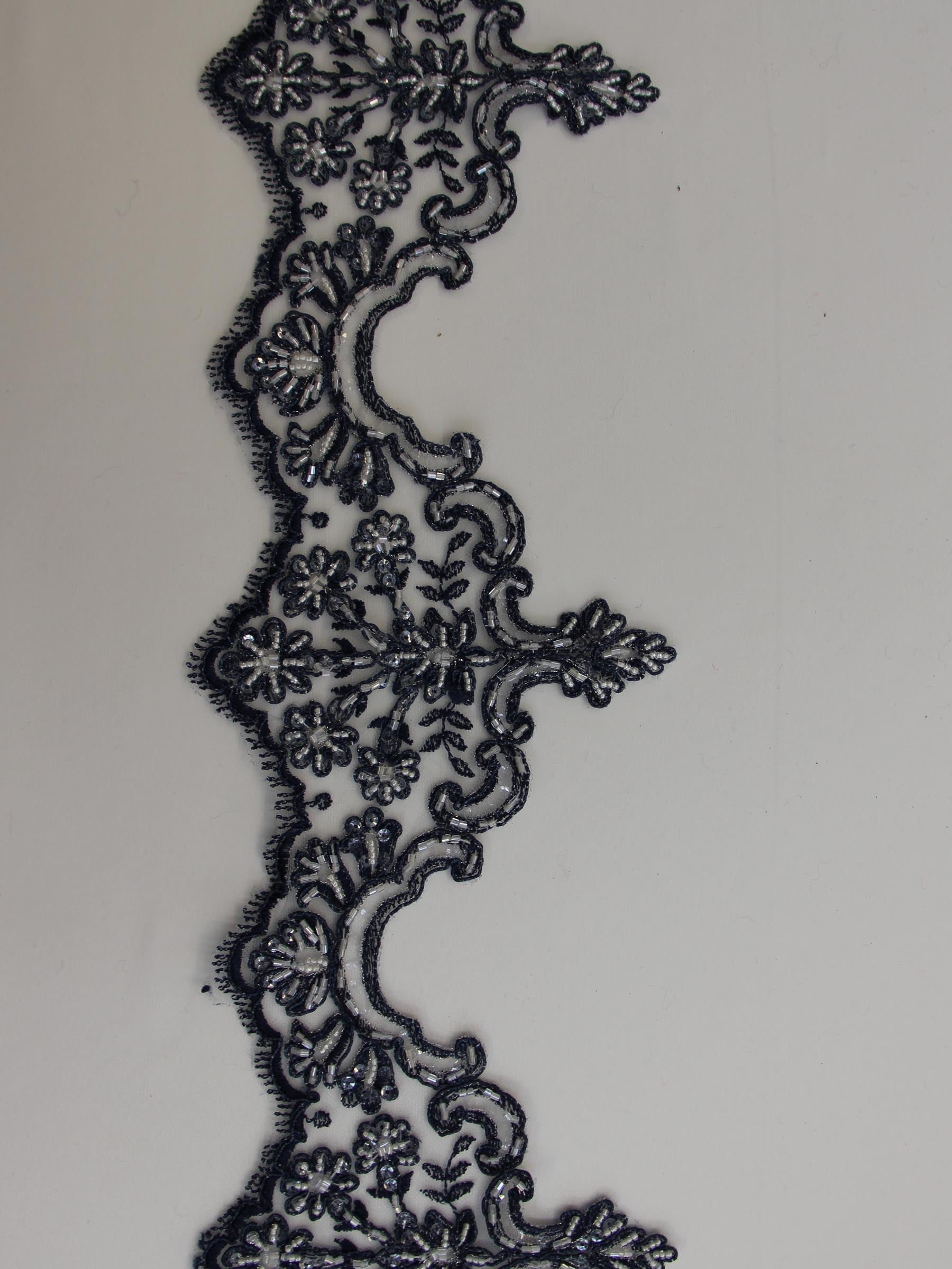 French Blue Lace Jemima main image 1