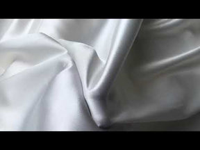Ivory Polyester Satin - Sheen