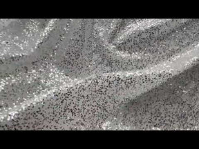 Silver Glitter Tulle (148cm/58") - Lagertha