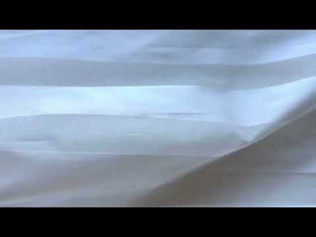 Ivory Silk Blend Organza Stripes - Jester