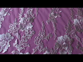 Ivory Embroidered Lace - Axcelle