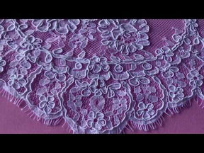 White Corded Lace - Amelia