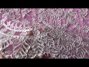 Ivory Corded Lace - Georgina