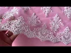 White Corded Lace - Janis
