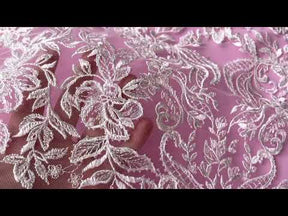 Ivory Embellished Lace - Avena