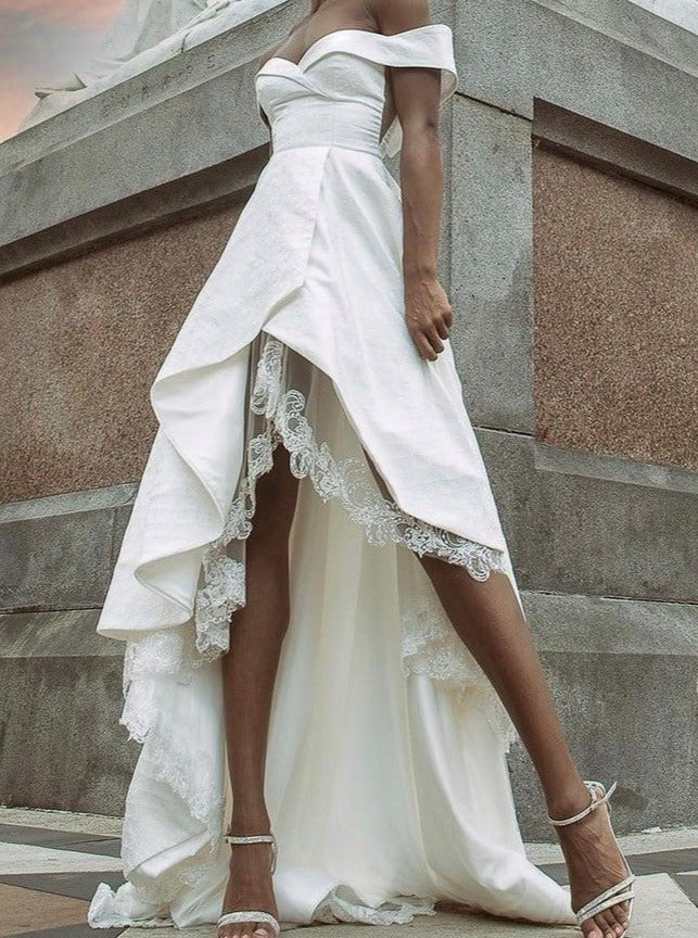 Ivory Beaded Lace Trim - Iowa