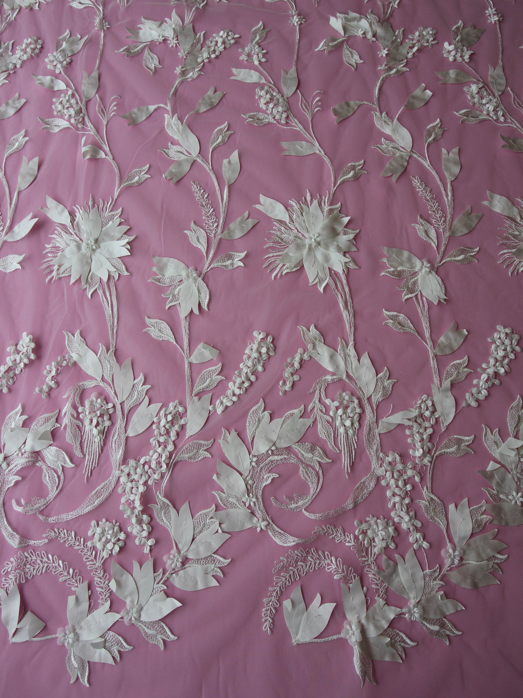 Ivory 3D Lace - Catalina