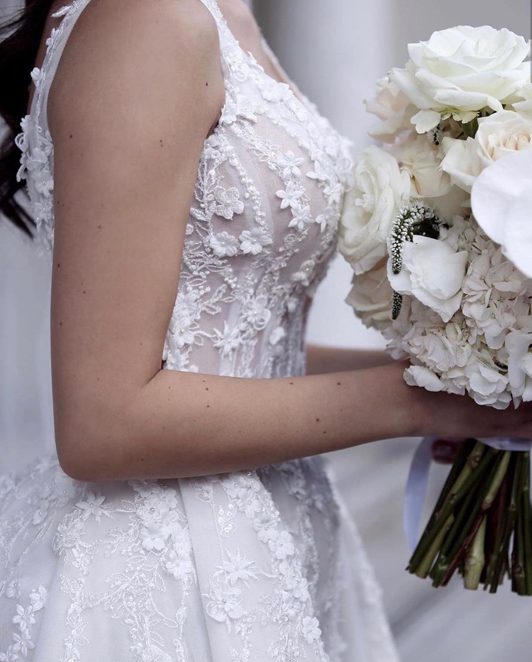 Ivory 3D Lace - Jimena