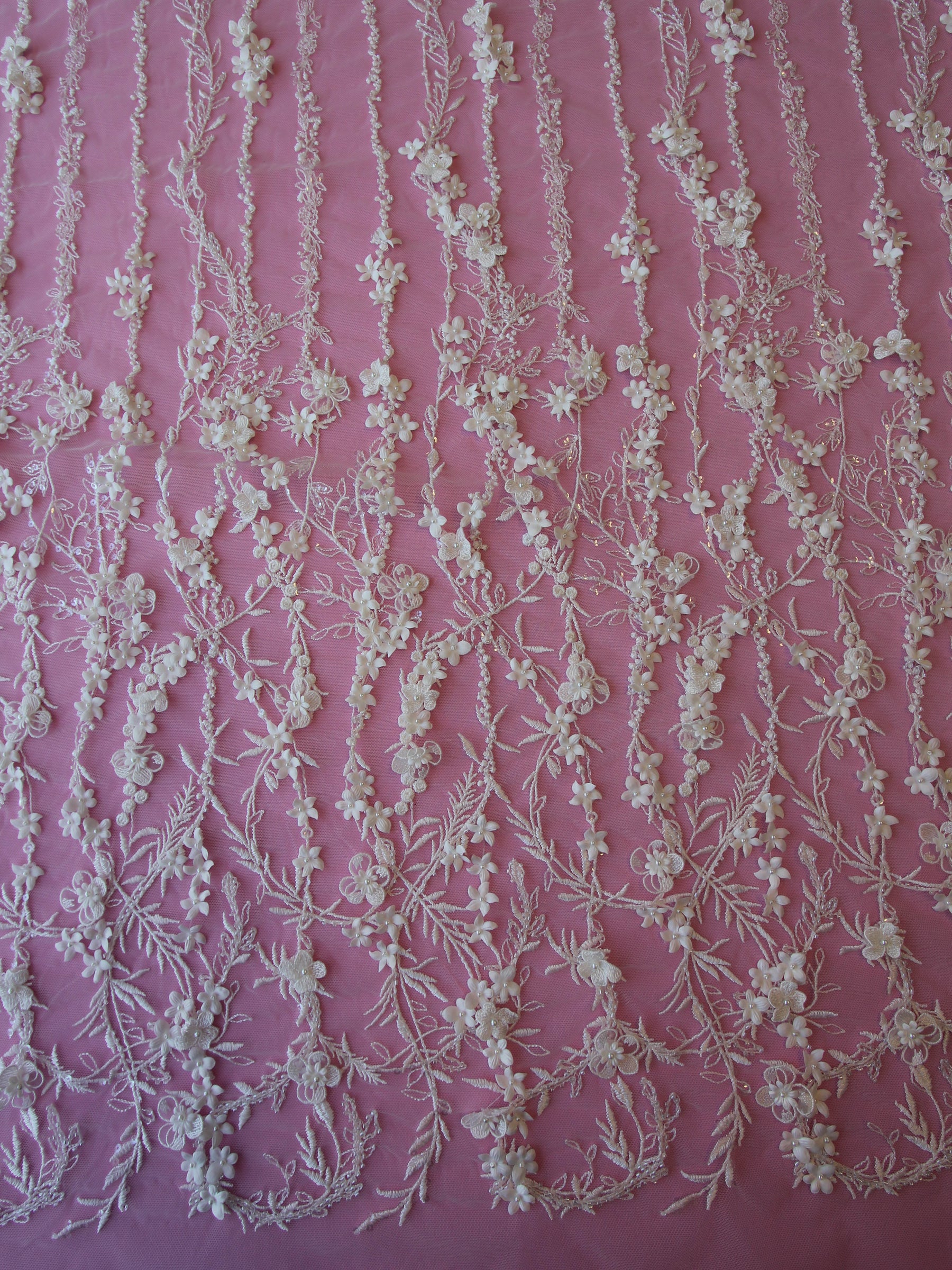 Ivory 3D Lace - Jimena