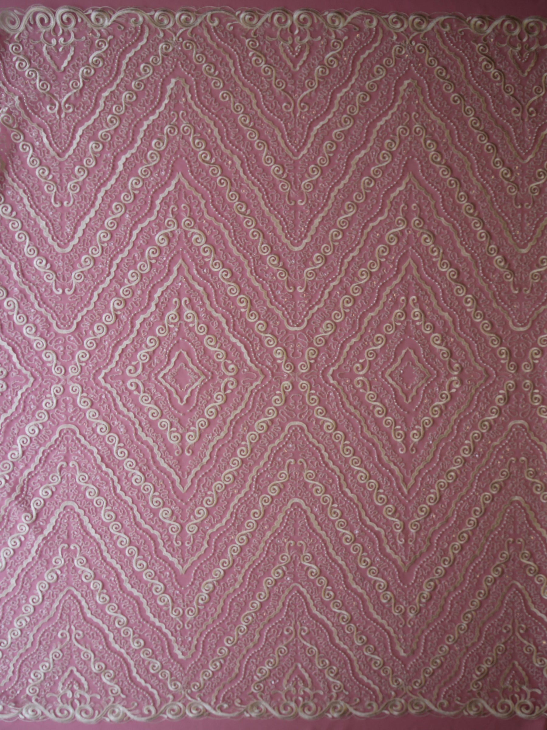 Ivory Beaded Lace - Esmerelda