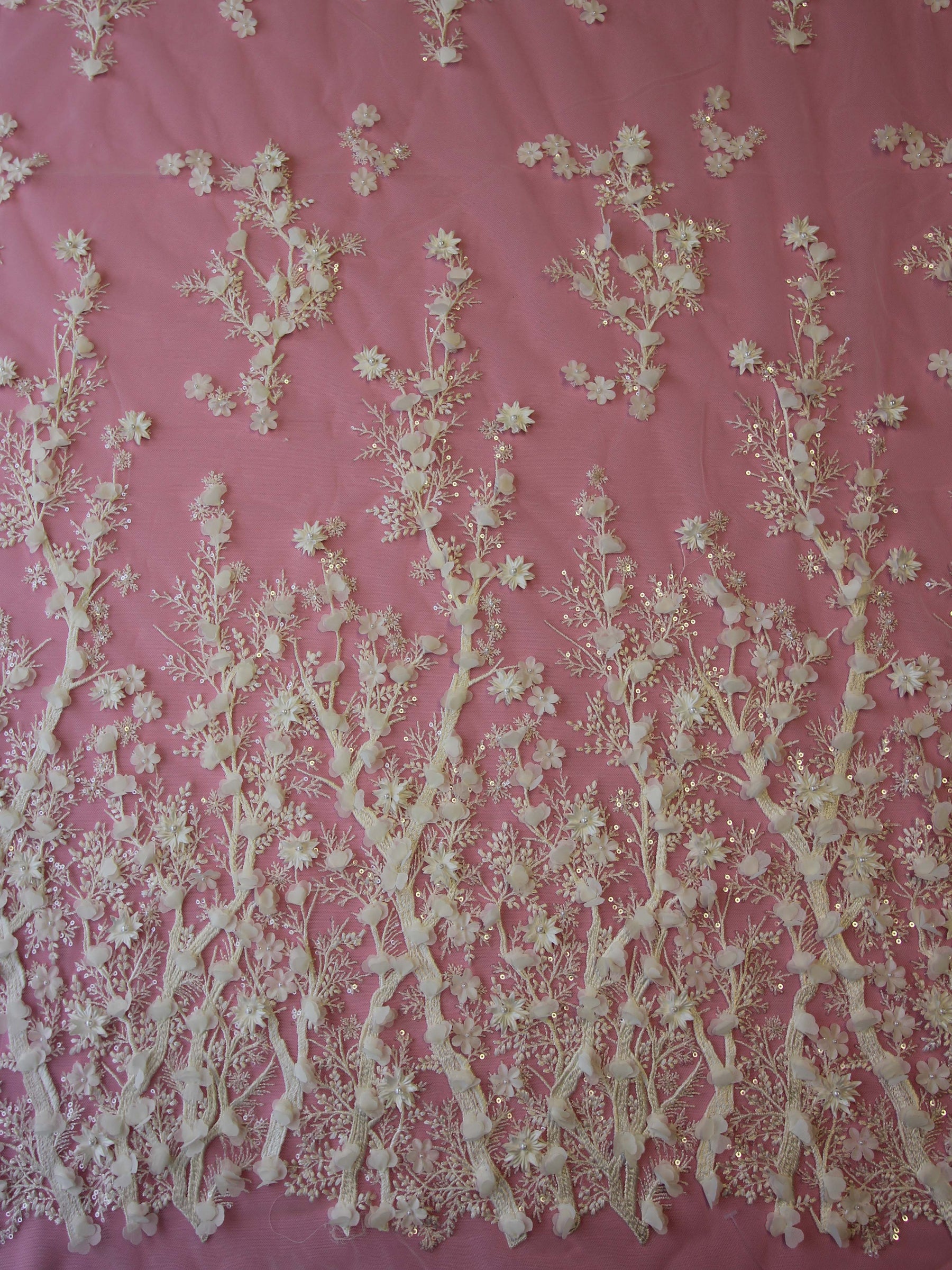 Ivory Beaded Lace – Drew