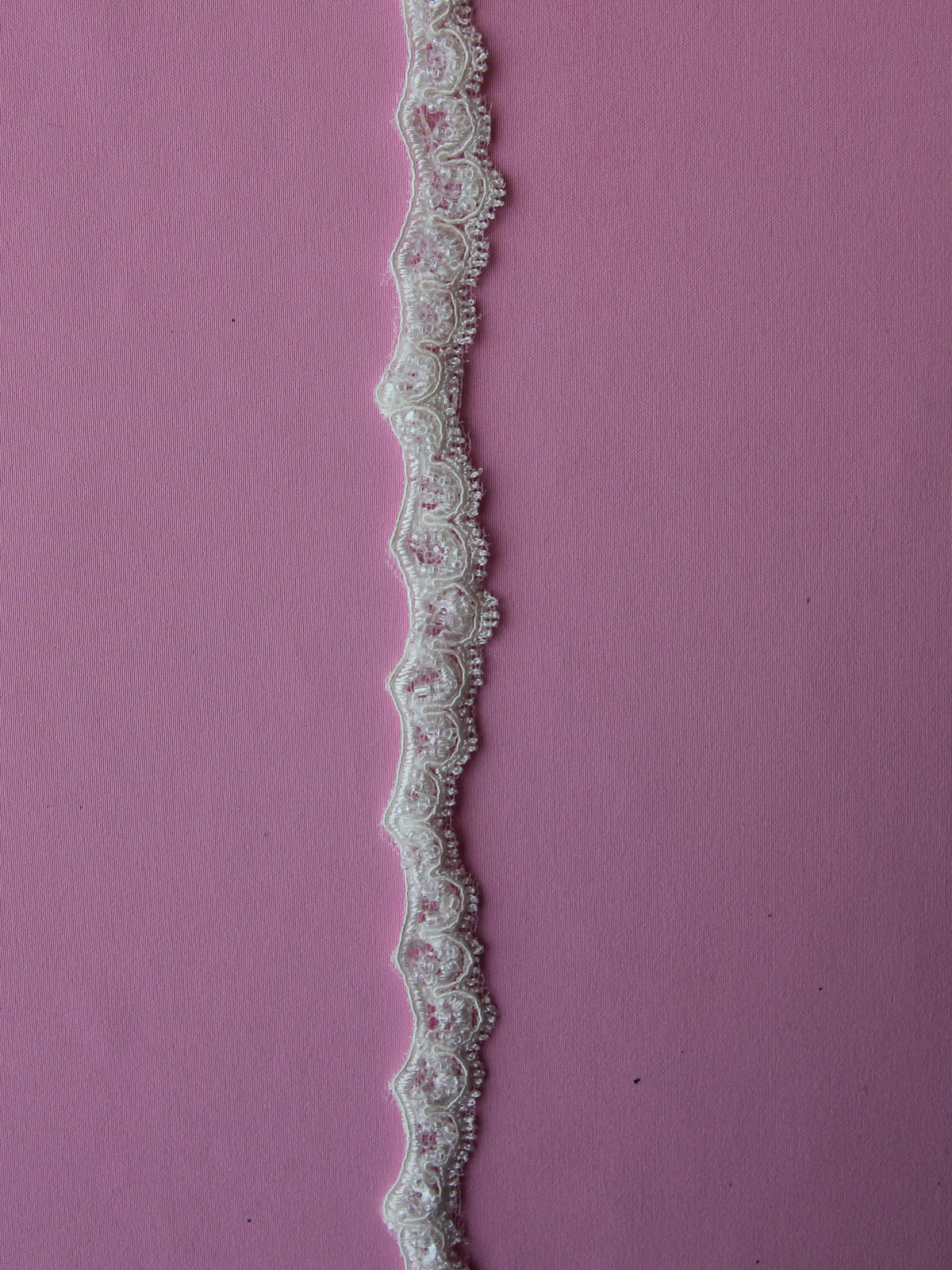 Ivory Beaded Lace Trim - Ashanti