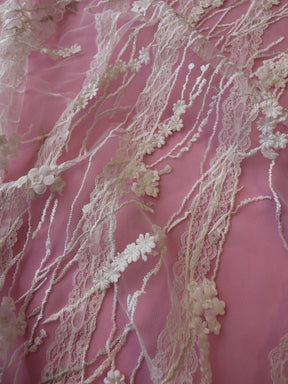 Ivory Beaded Lace – Delaney