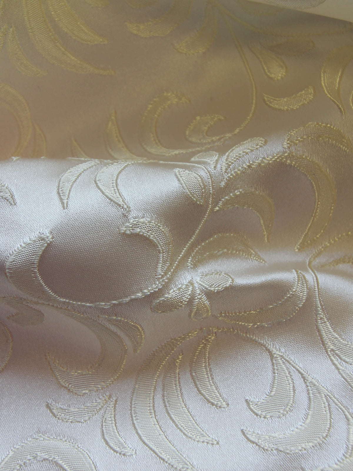Ivory Jacquard Fabric - Nice