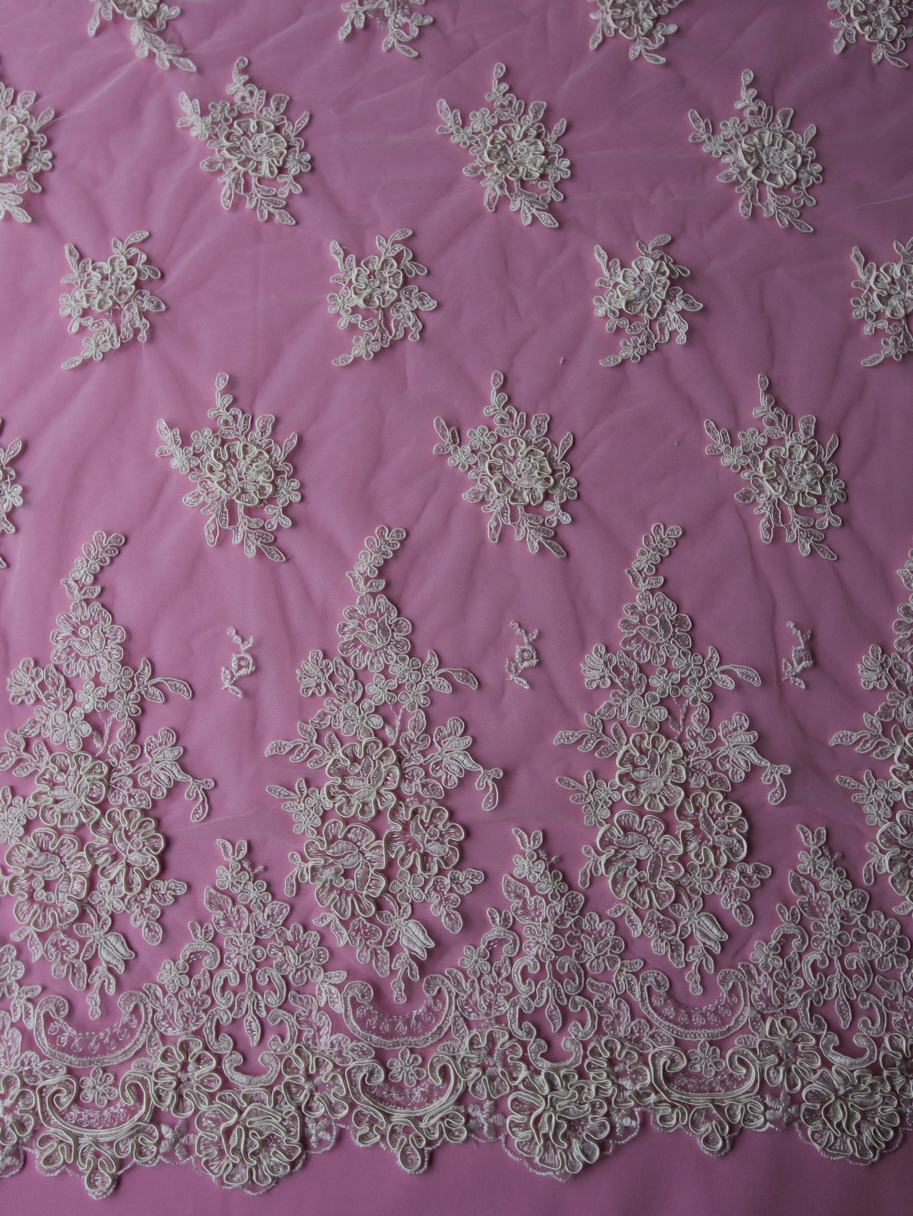 Ivory Corded Lace - Belinda