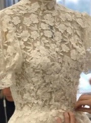 Ivory Embroidered Lace - Absolon