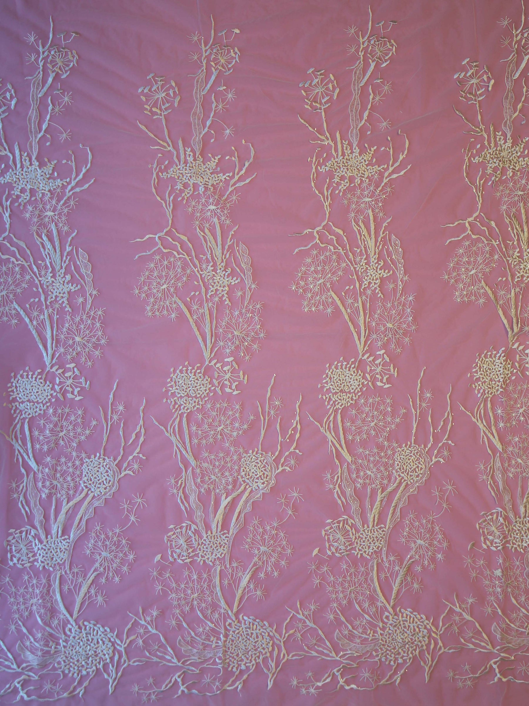 Ivory Embroidered Lace - Hayley