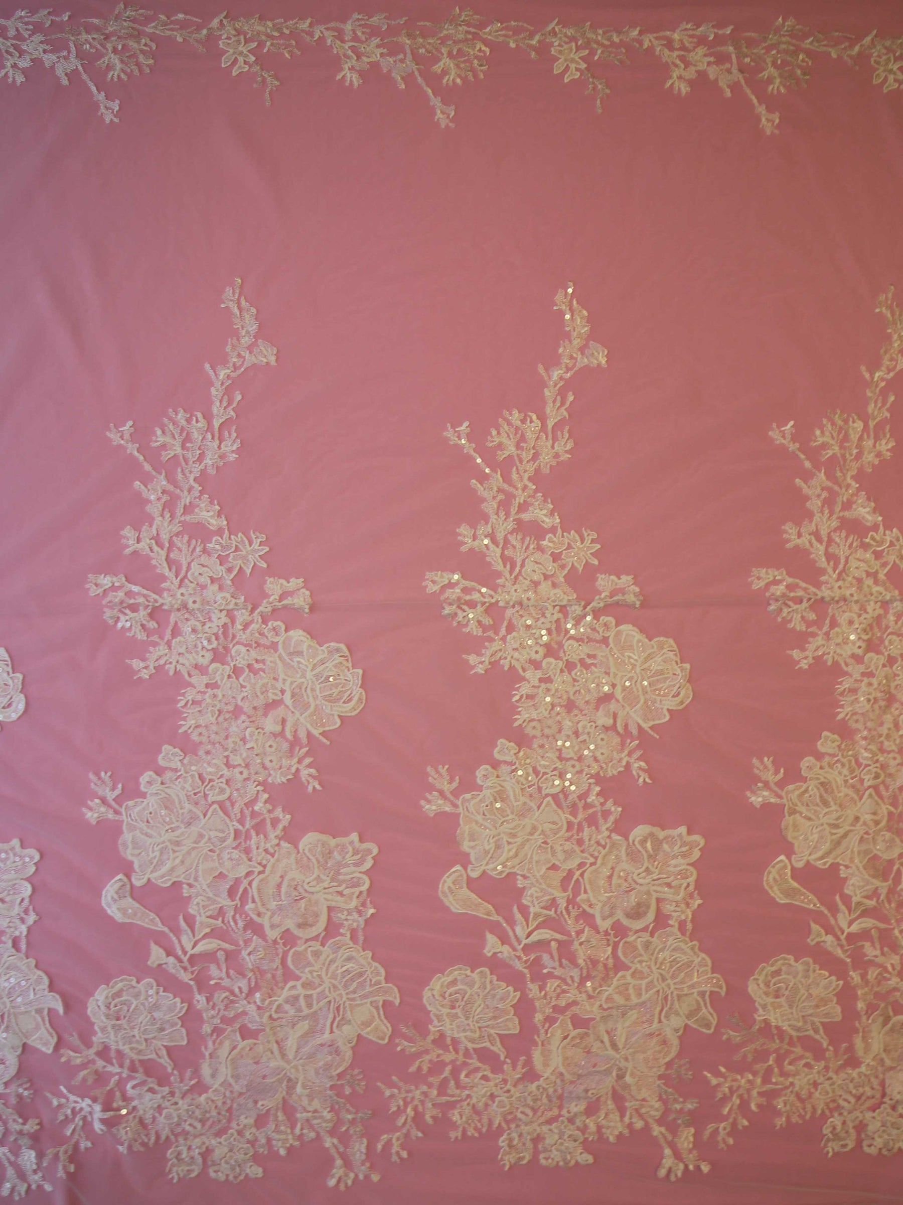 Ivory Floral Lace - Josephine
