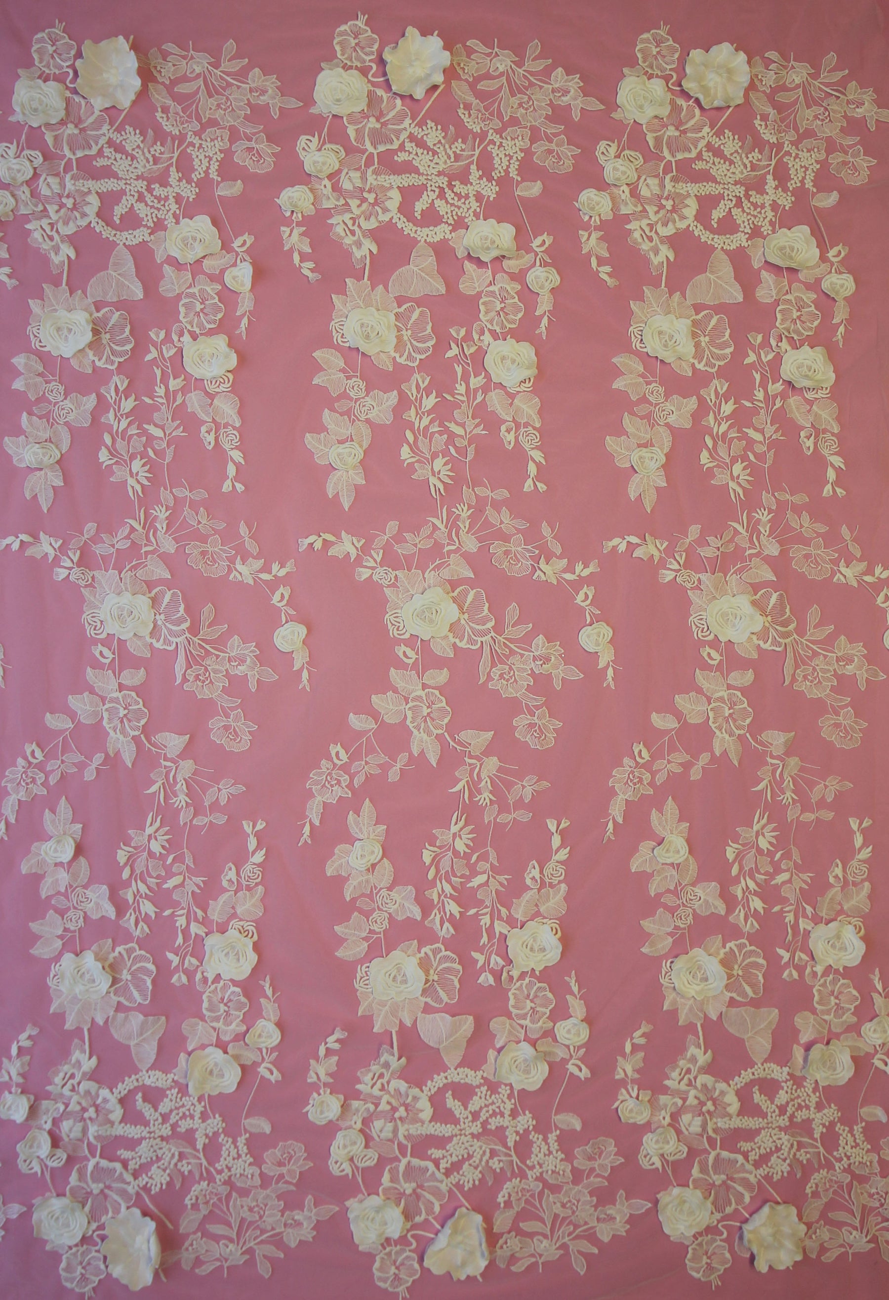 Ivory 3D Lace - Meghan