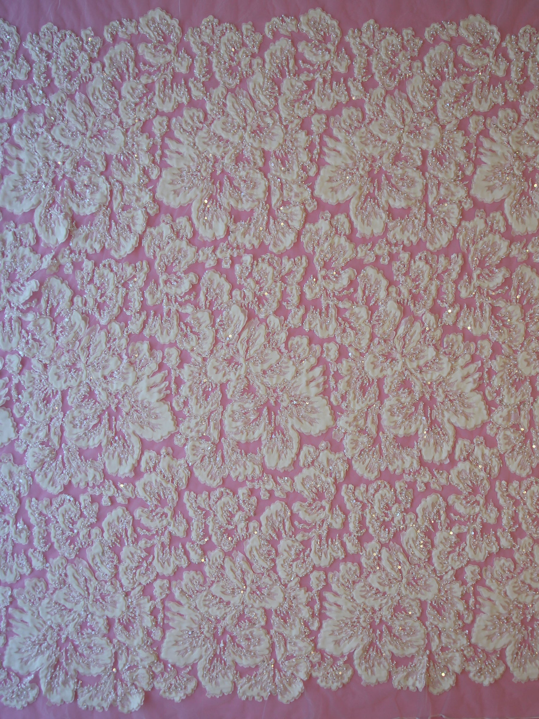 Ivory Embellished Lace - Allie