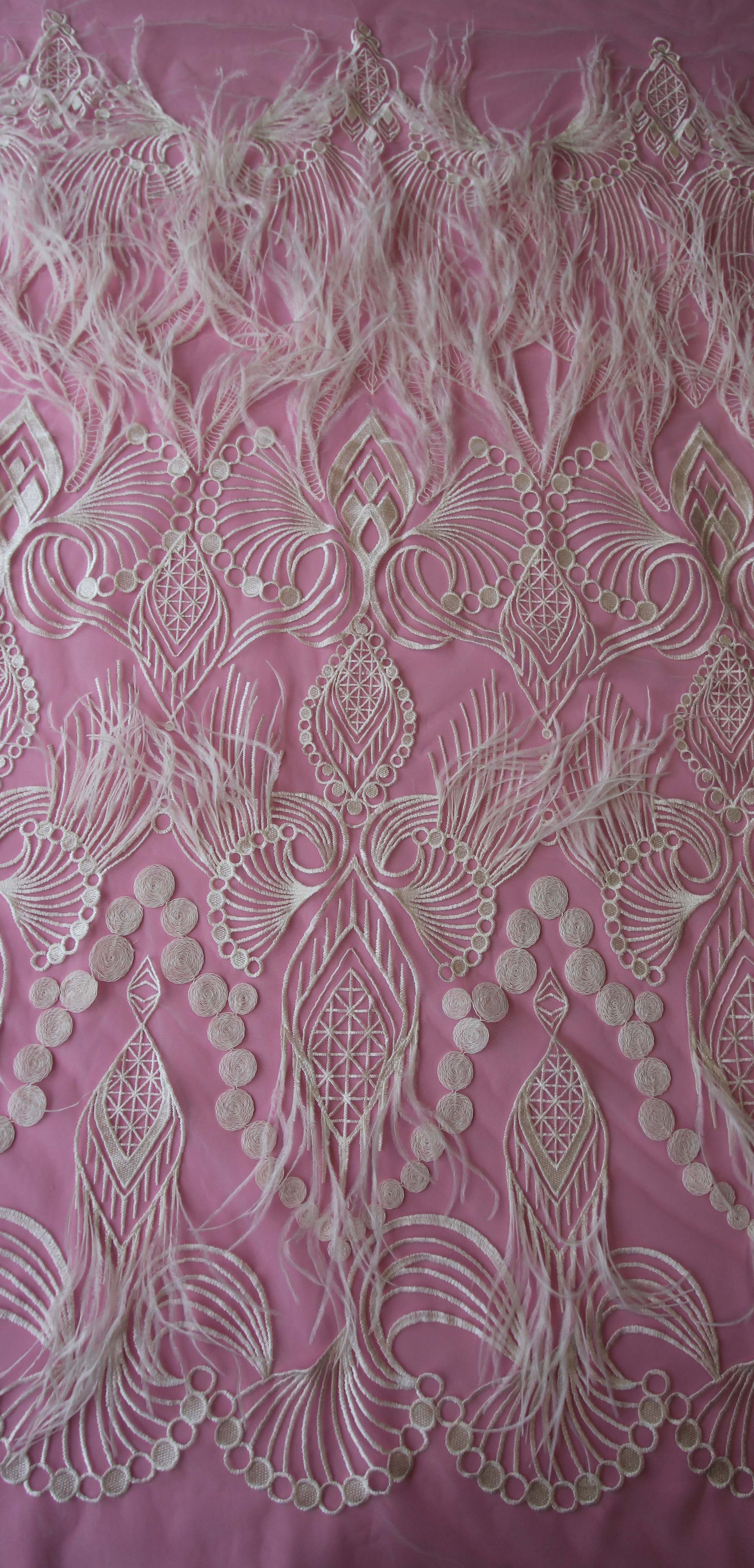 Ivory Feather Lace - Euphoria