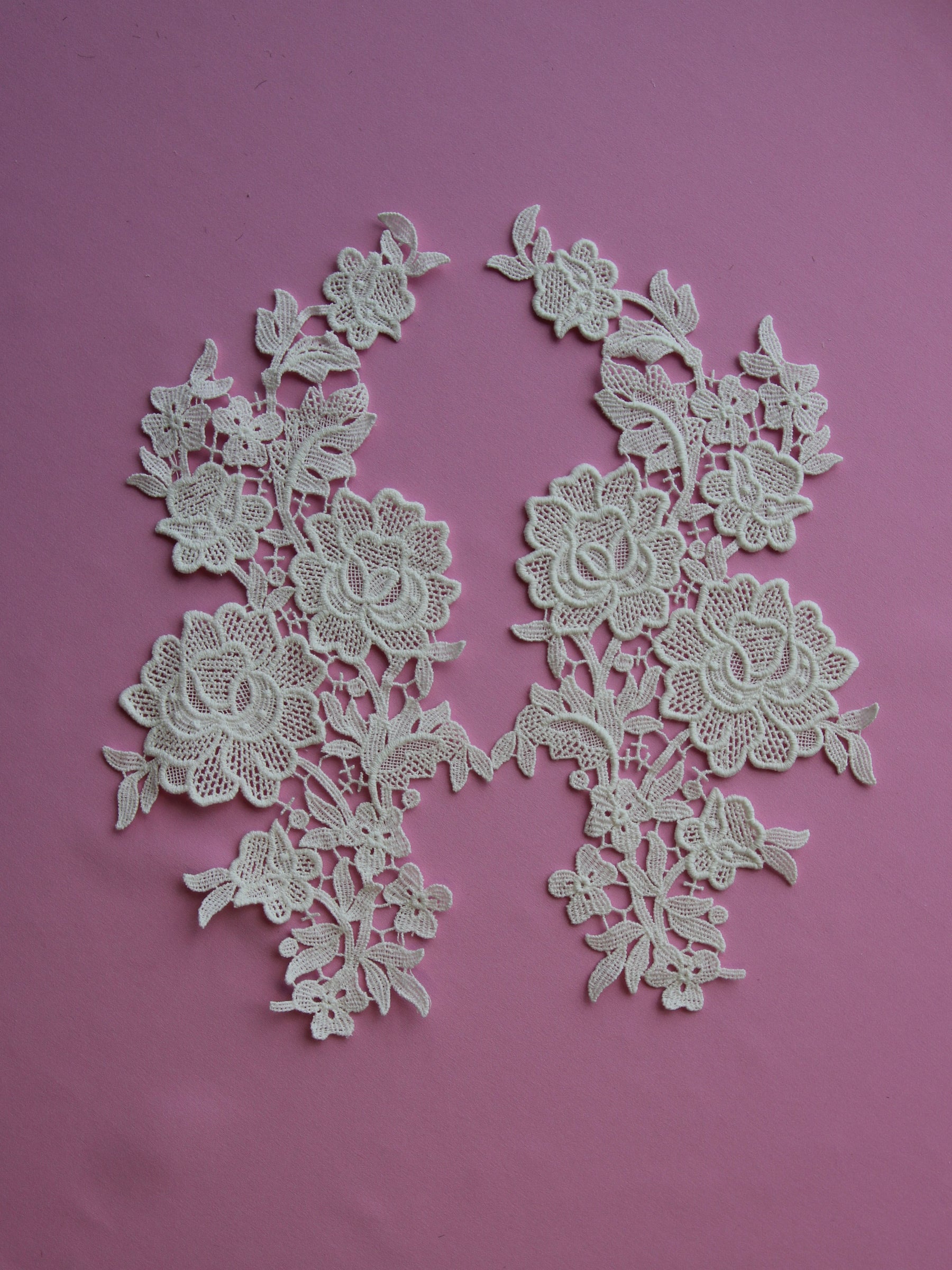 Ivory Guipure Lace Appliques - Gypsy