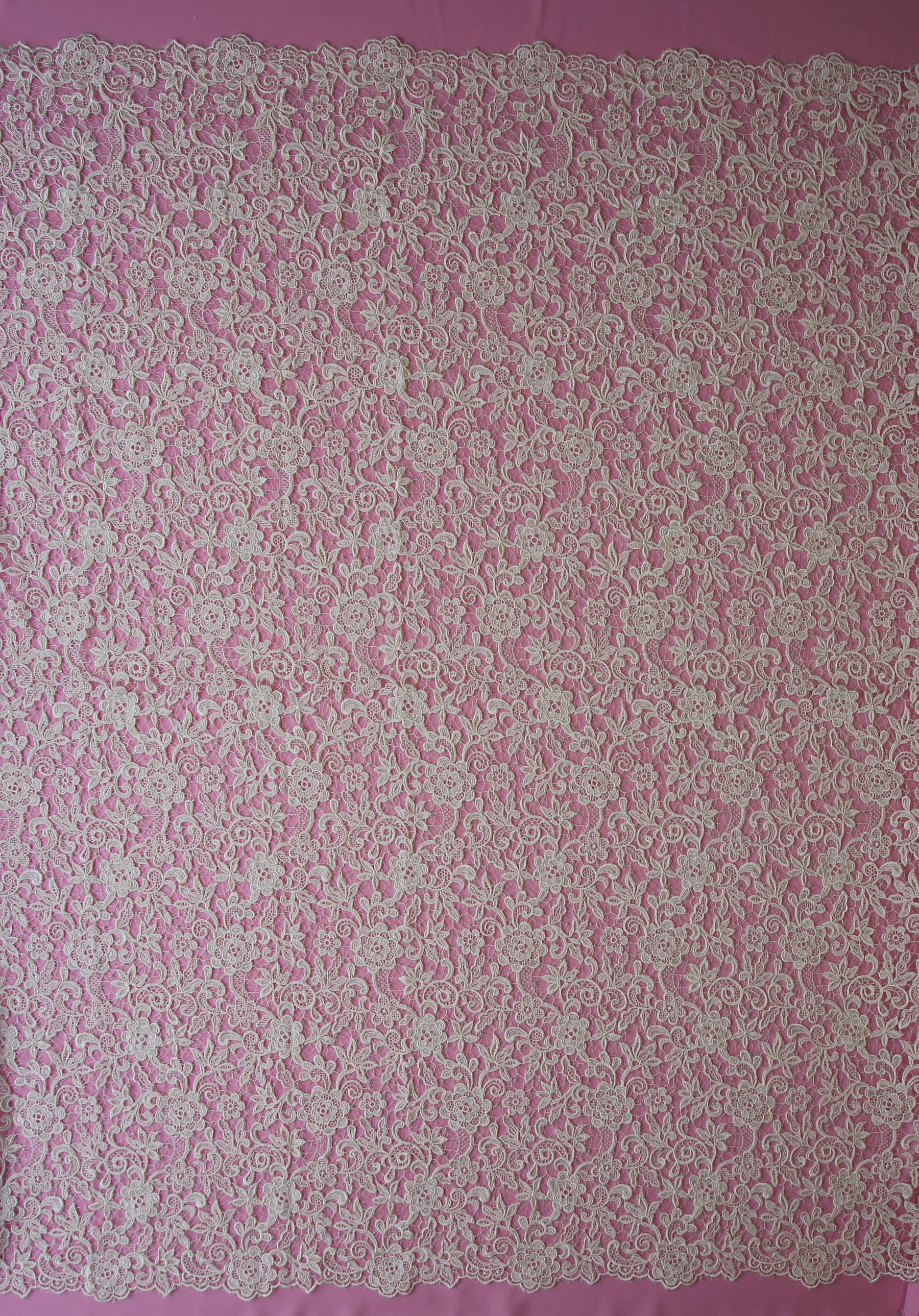 Ivory Guipure Lace - Lucy