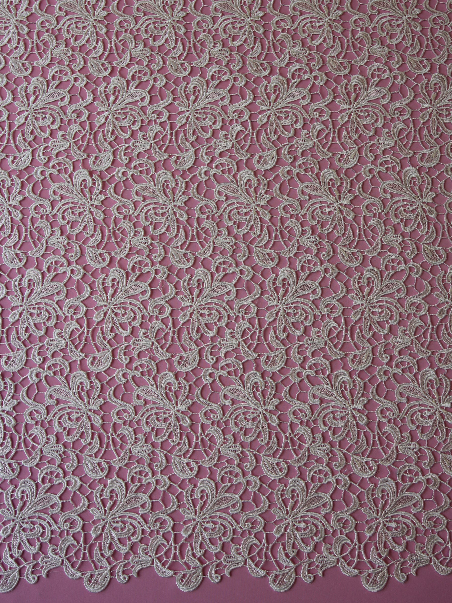 Ivory Guipure Lace - Reese