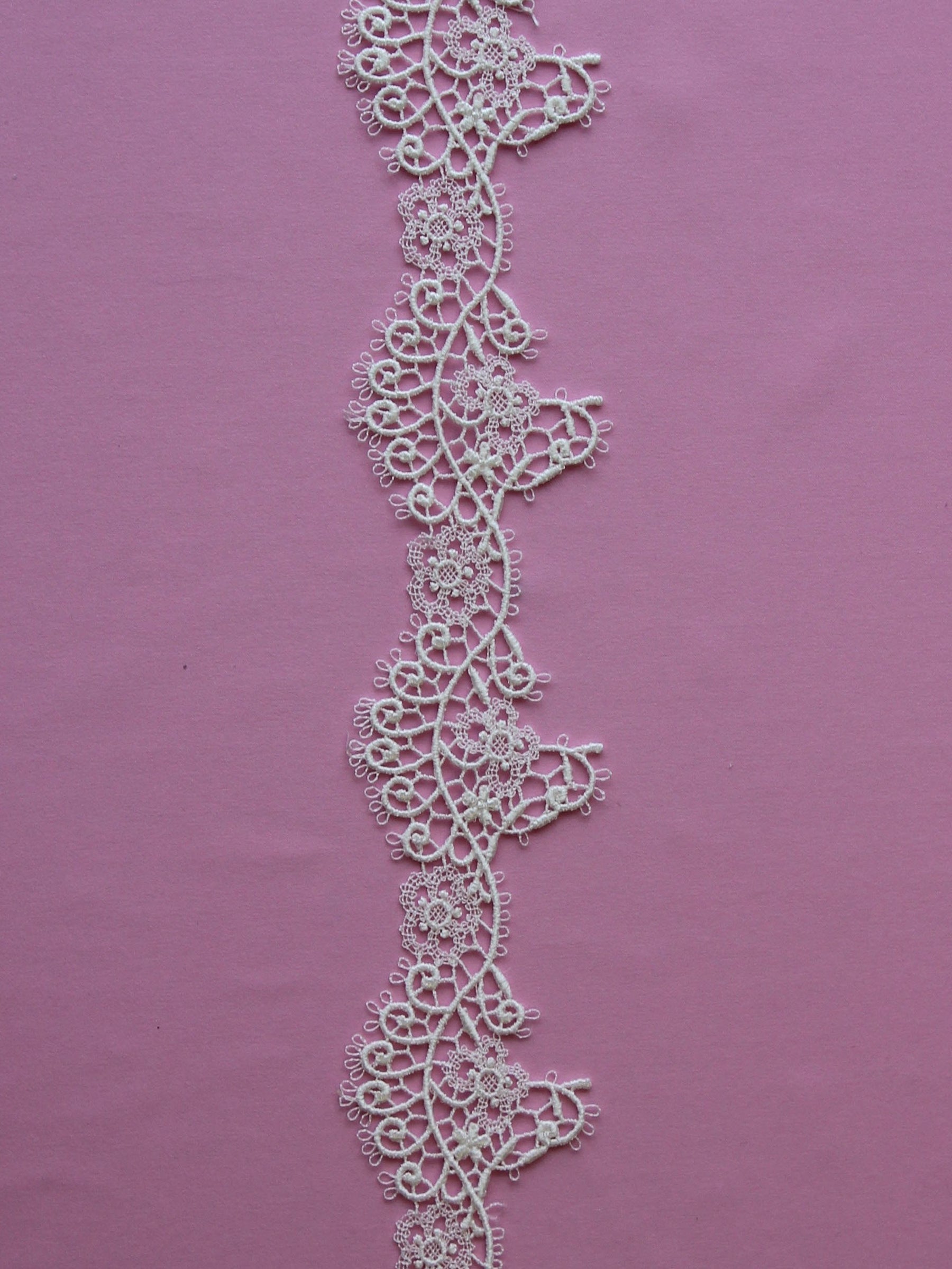 Ivory Guipure Lace Trim - Faith