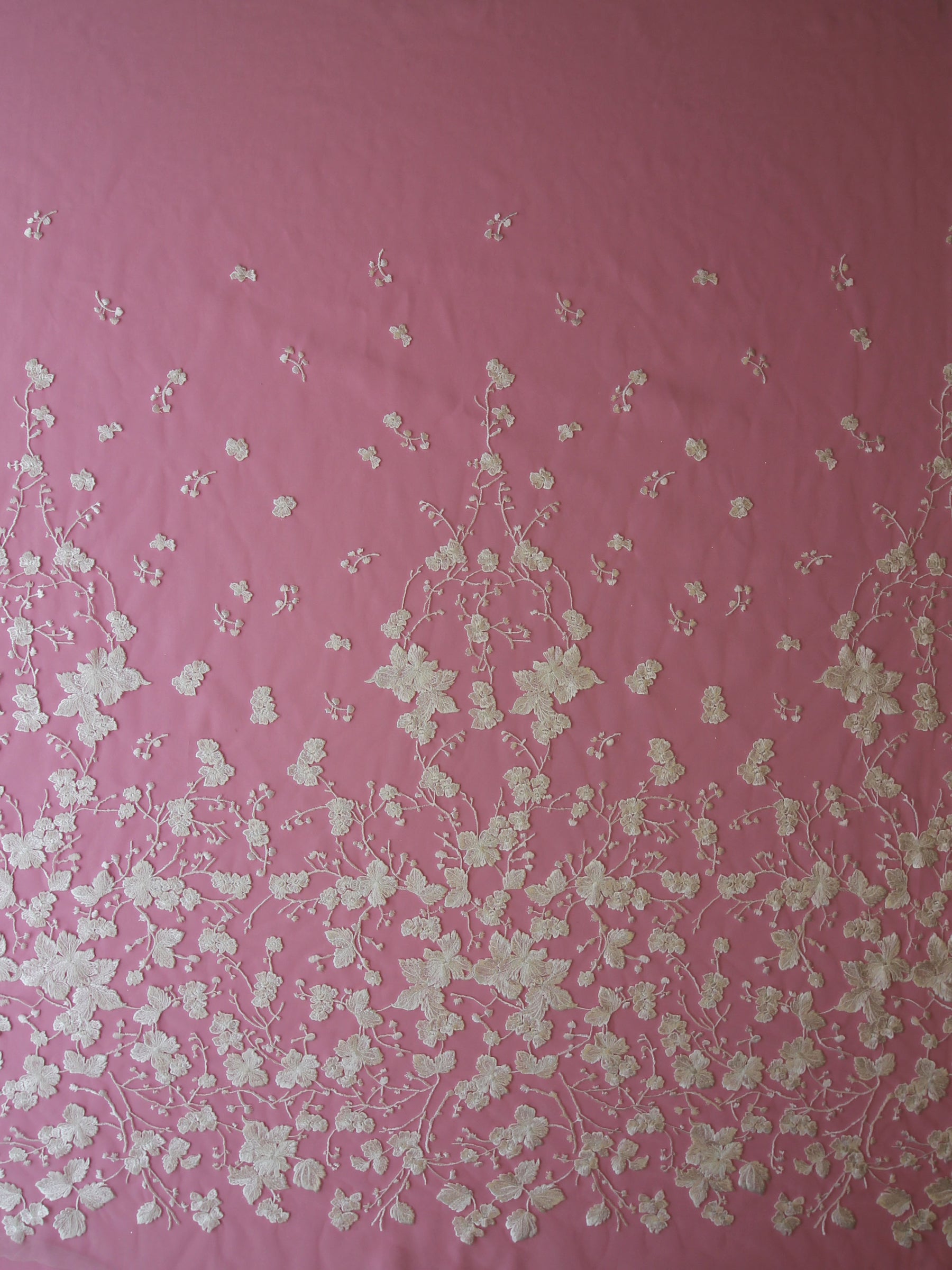 Ivory Italian Embroidered Lace - Styla