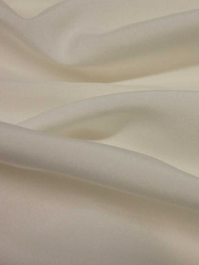 Ivory Polyester Soft Satin Fabric - Kiss