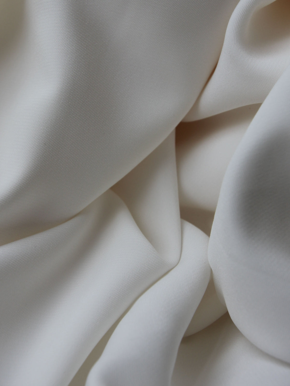 Ivory Polyester Soft Satin - Trust