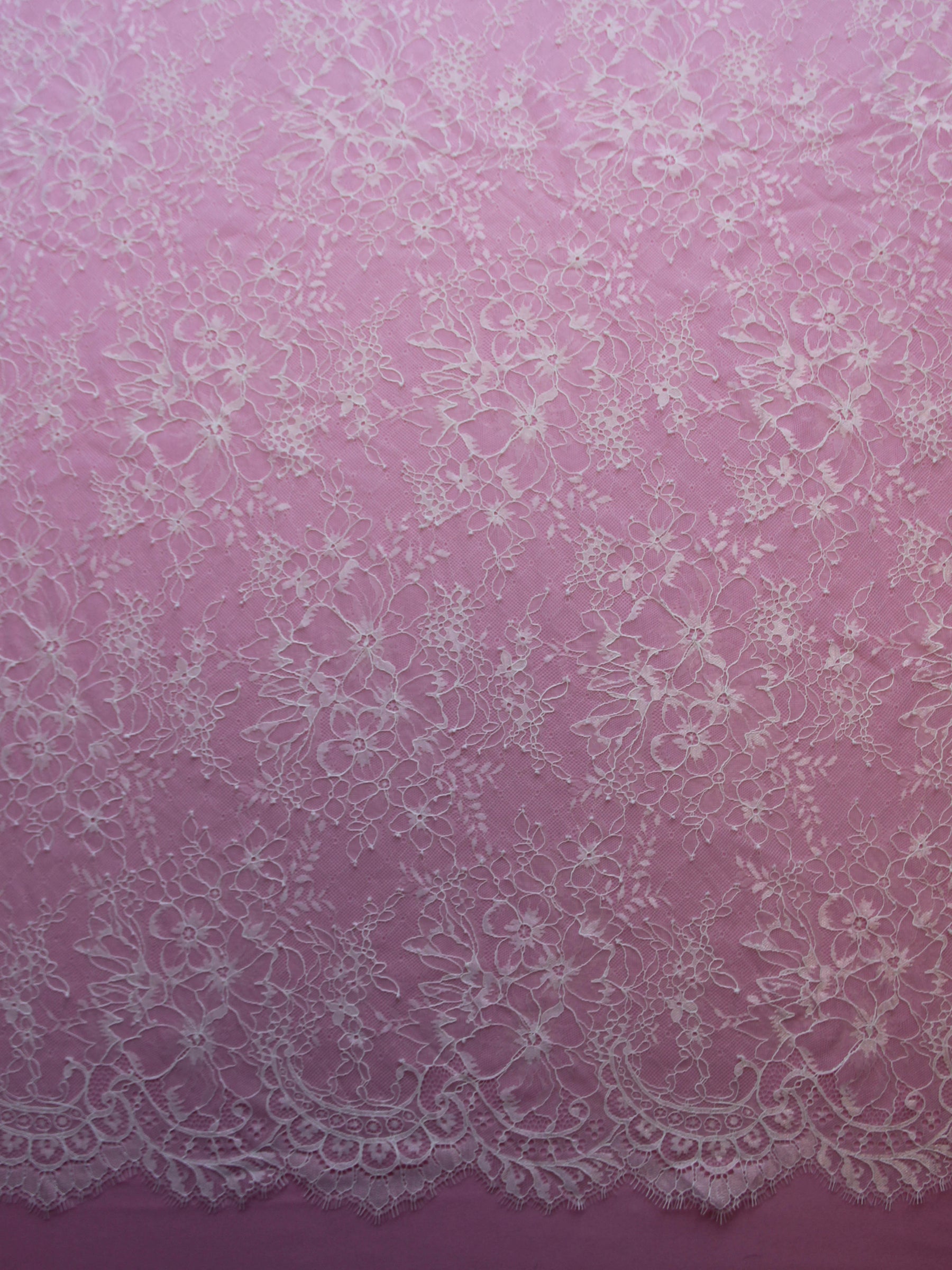 Ivory Raschel Lace - Clio