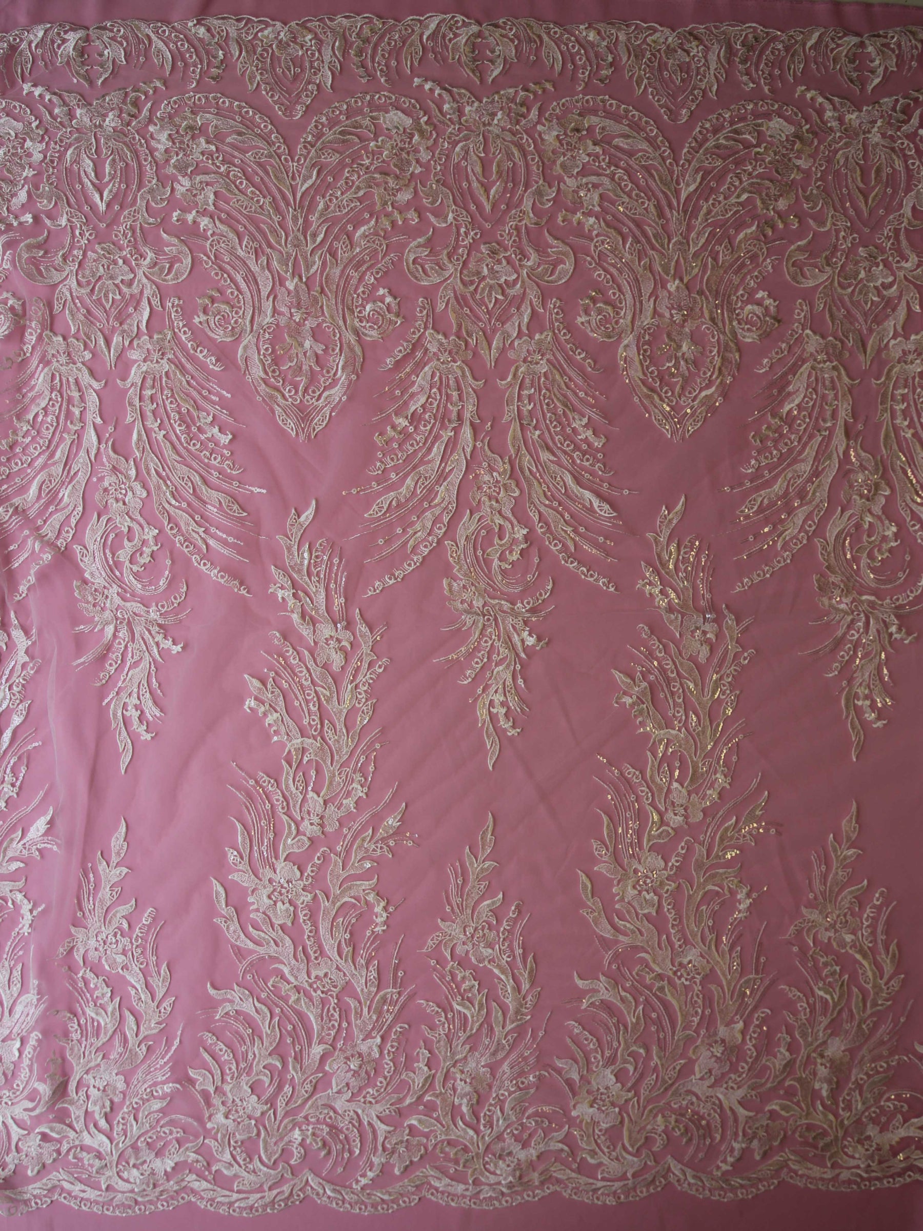 Ivory Embroidery Lace - Abrielle