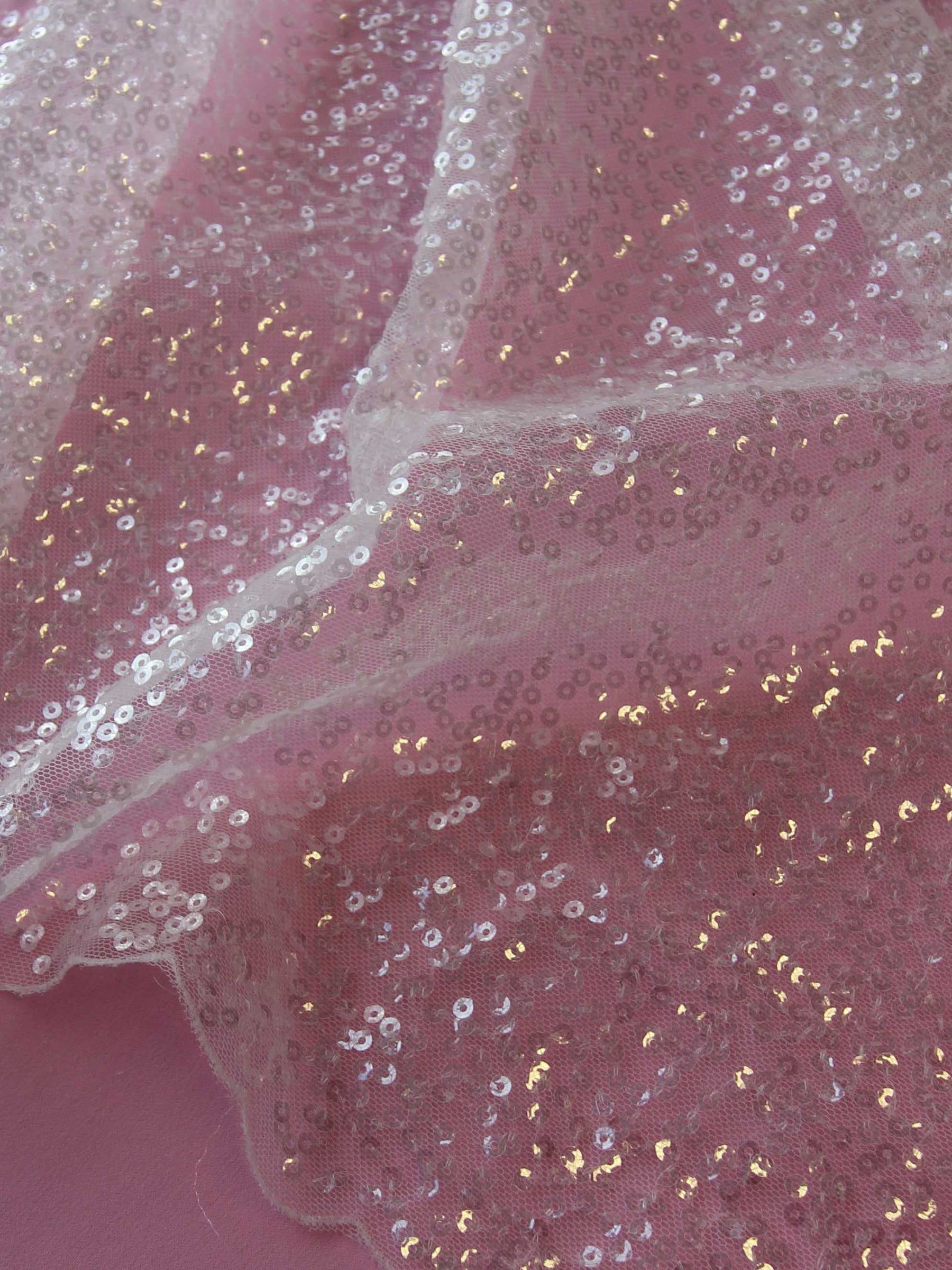 Ivory Sequin Tulle – Animation