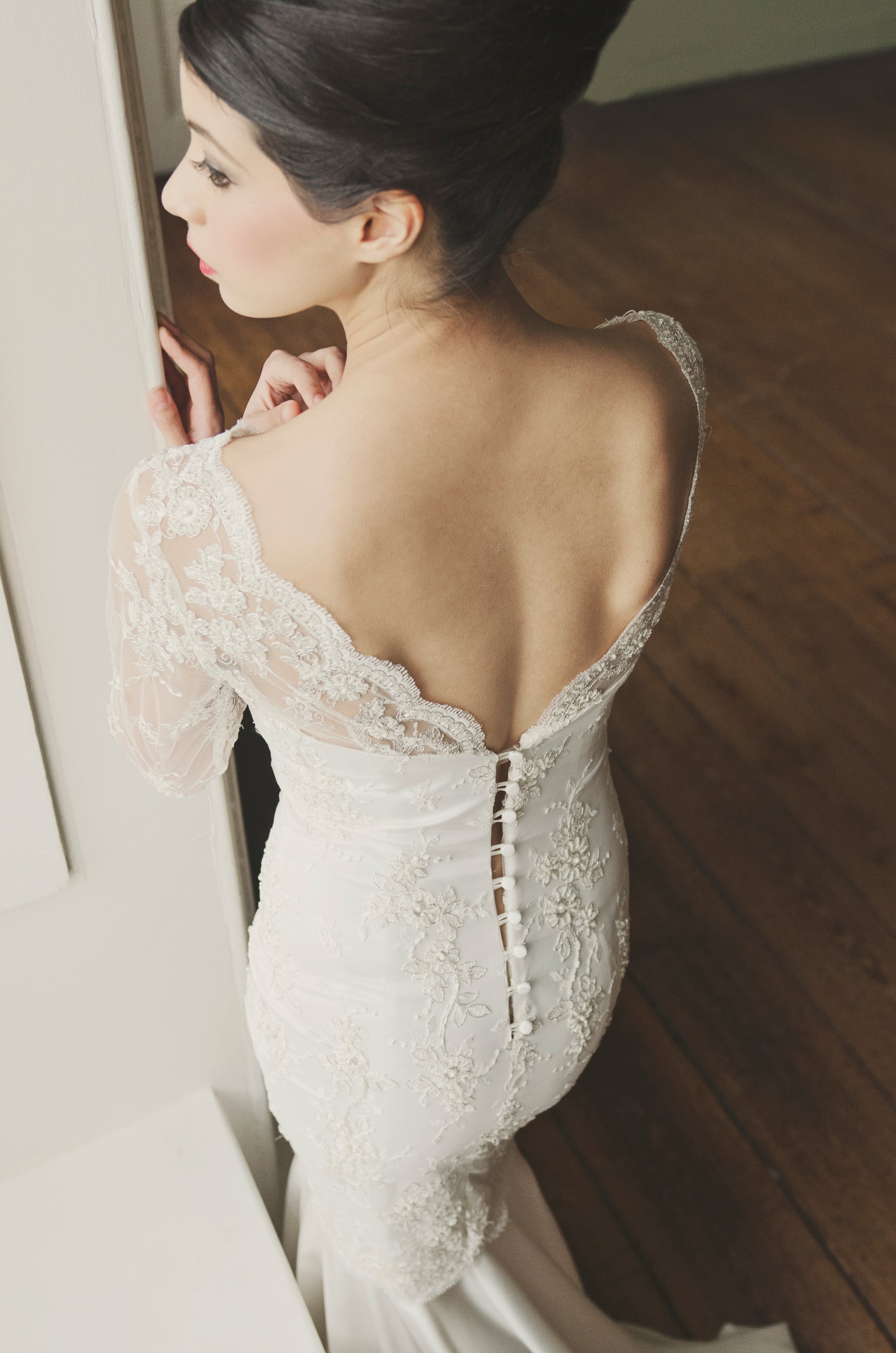 Ivory Beaded Lace - Helena