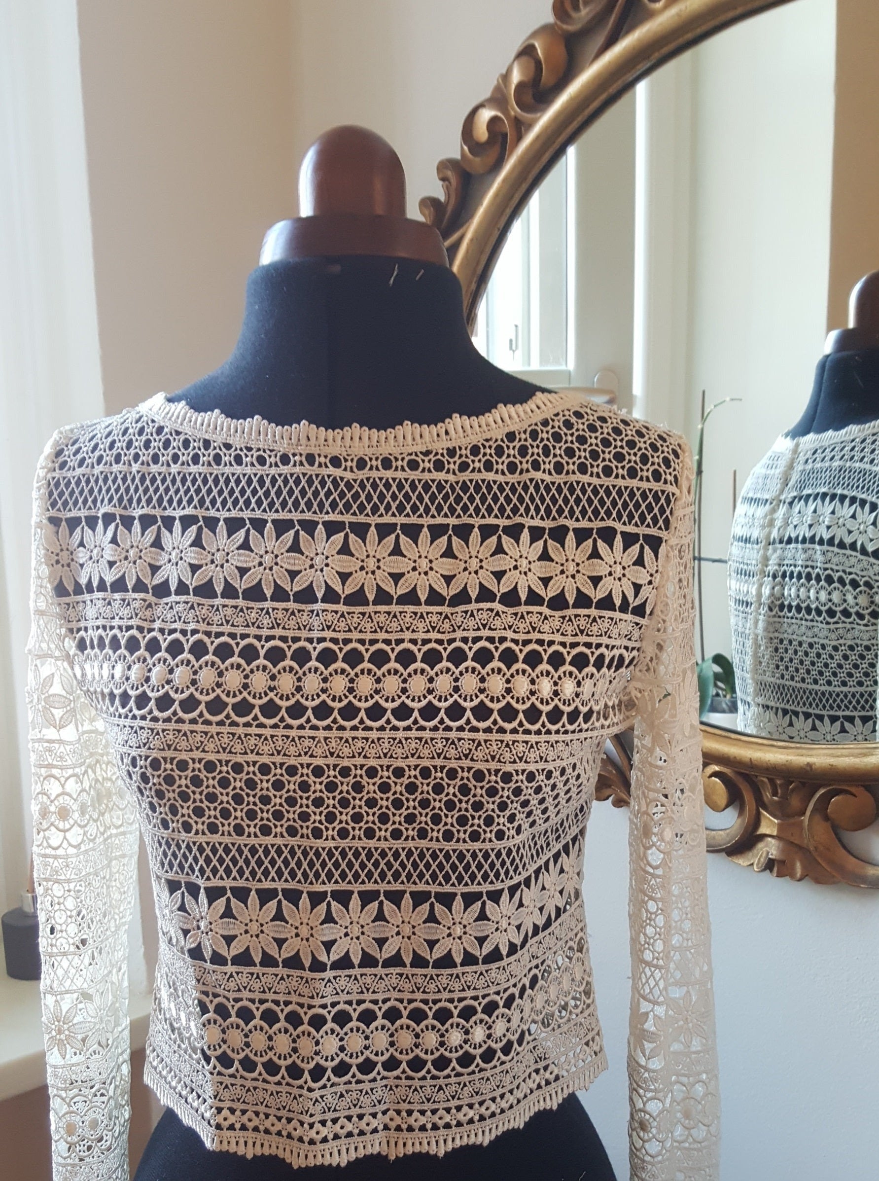 Ivory Guipure Lace - Gretel