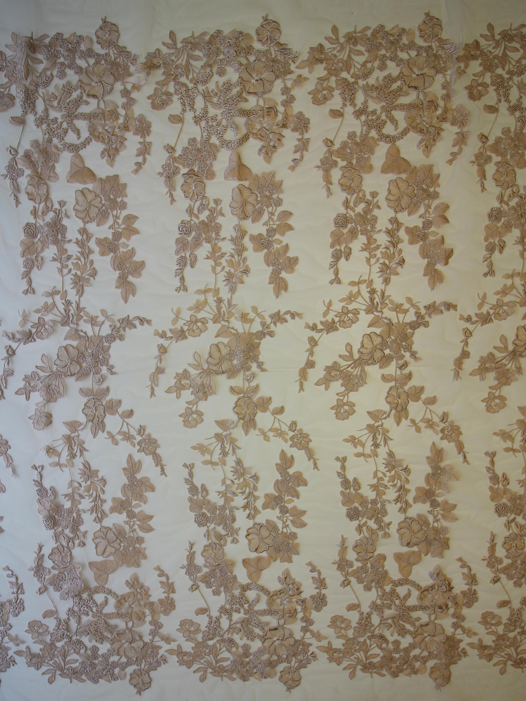 Latte Embroidery Lace - Garbo