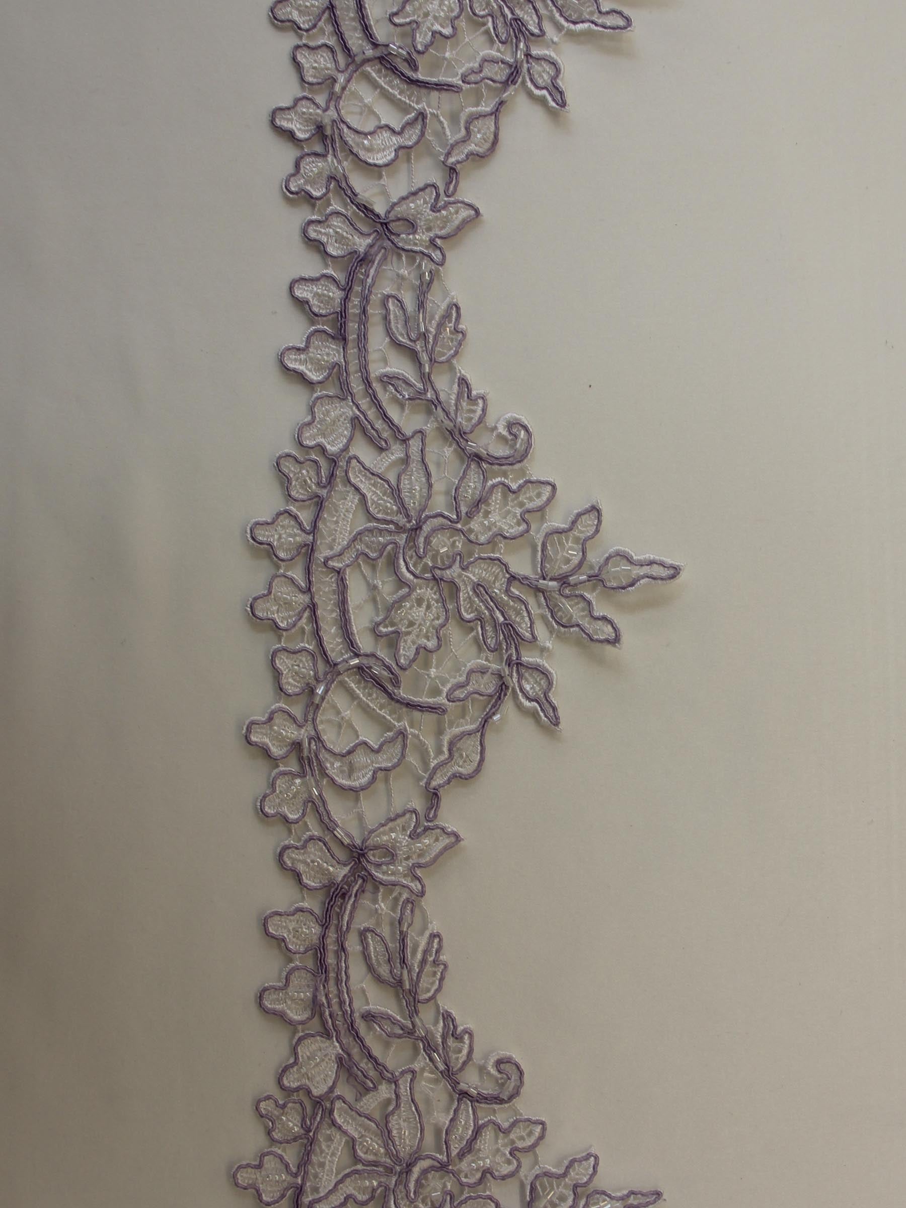 Lavender Lace Trim - Martina