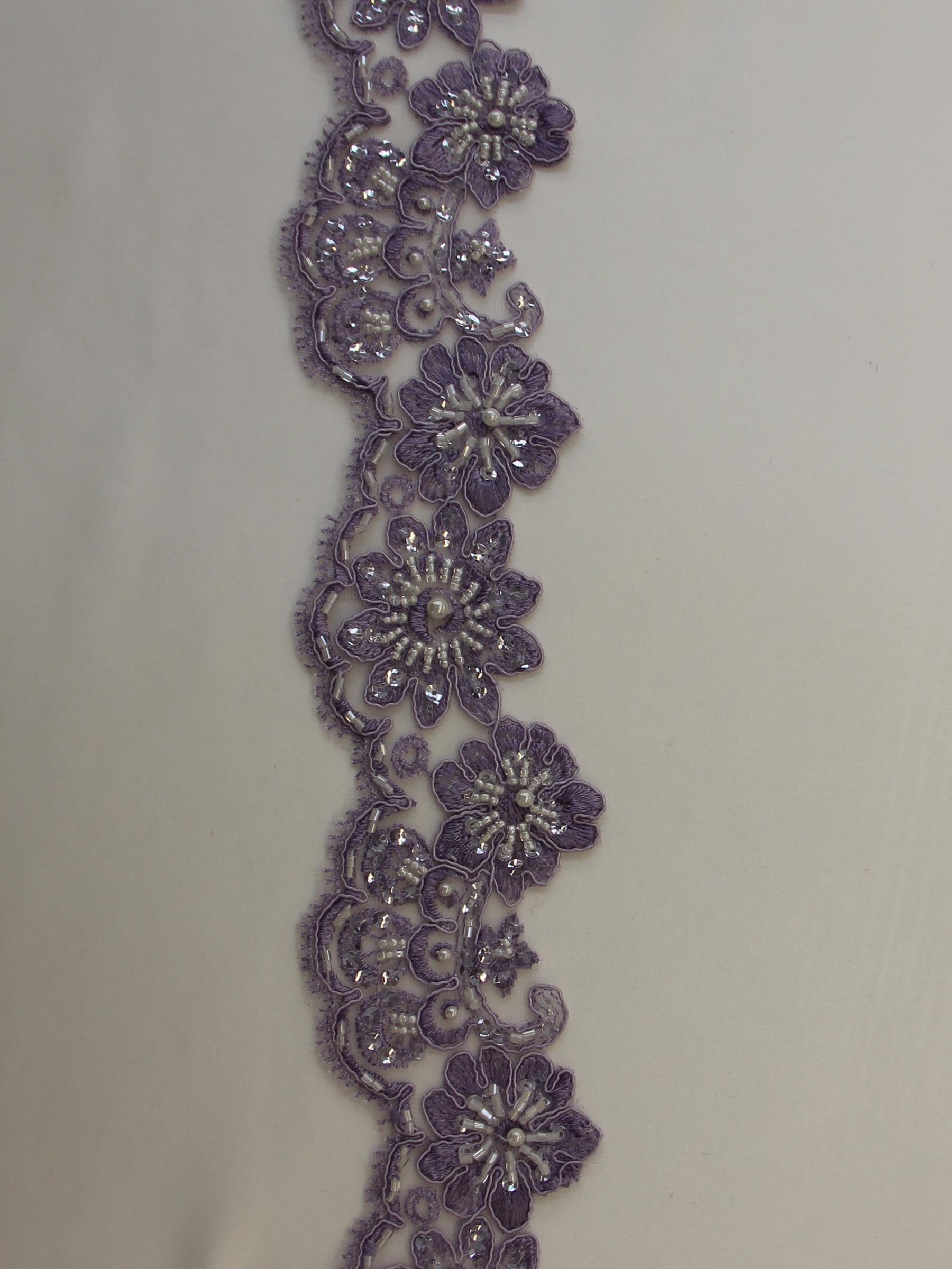 Lavender Lace Trim - Sheila