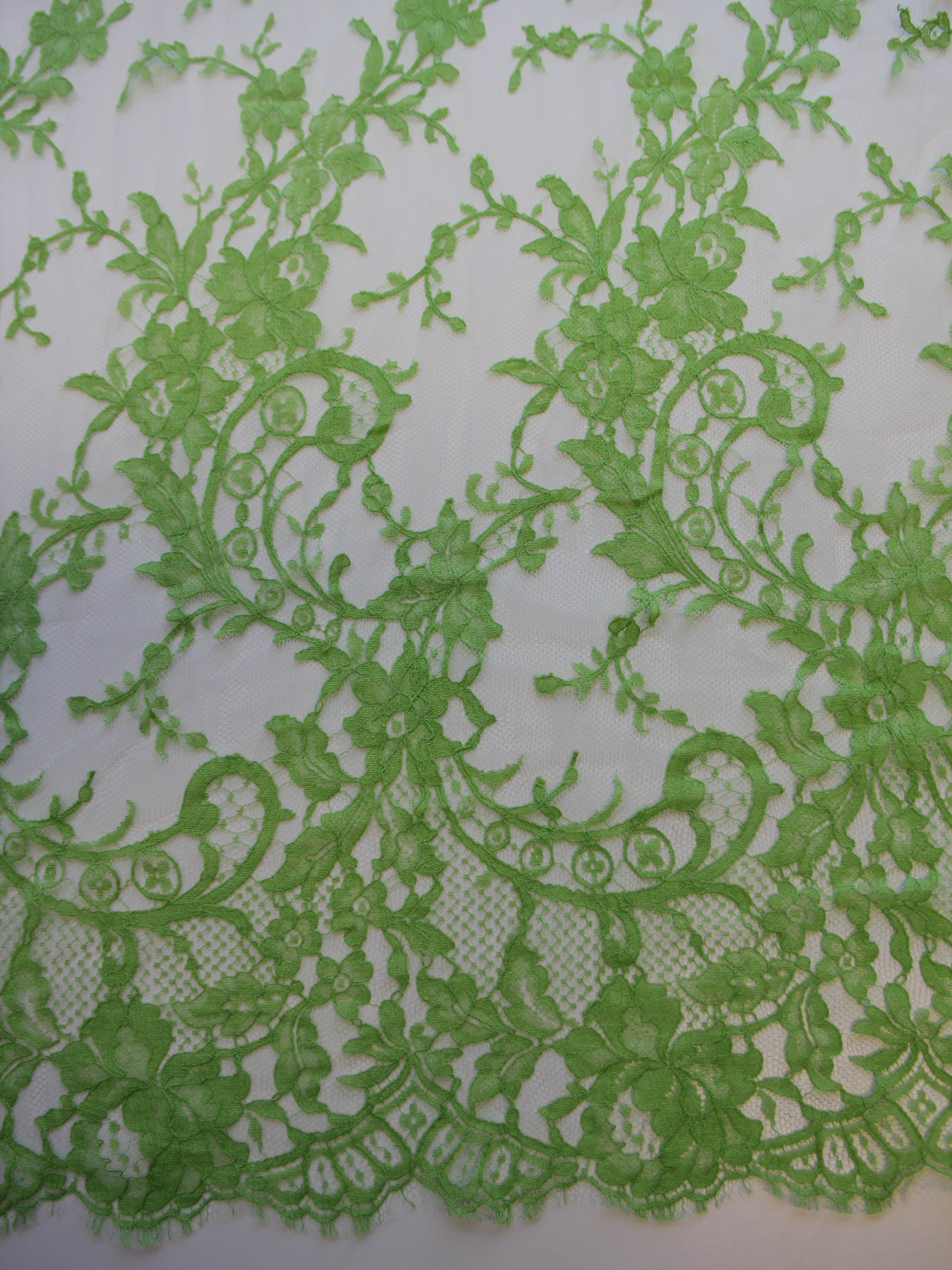 Chloe Lime Tropical Lace main image 0
