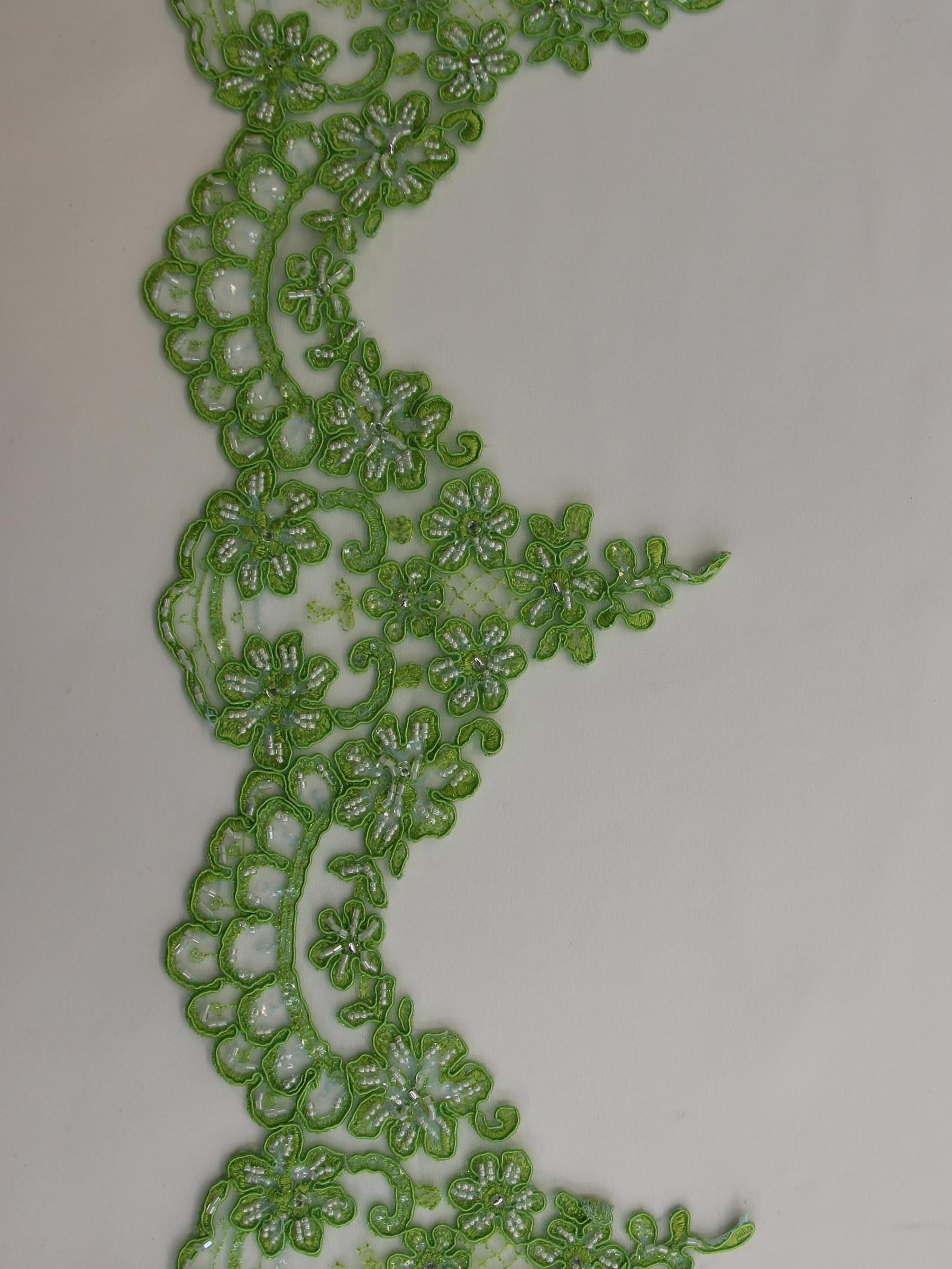 Olive Green Lace Trim Kate main image 1