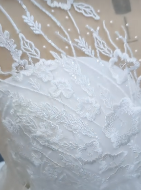 Ivory Embroidered Lace - Manette