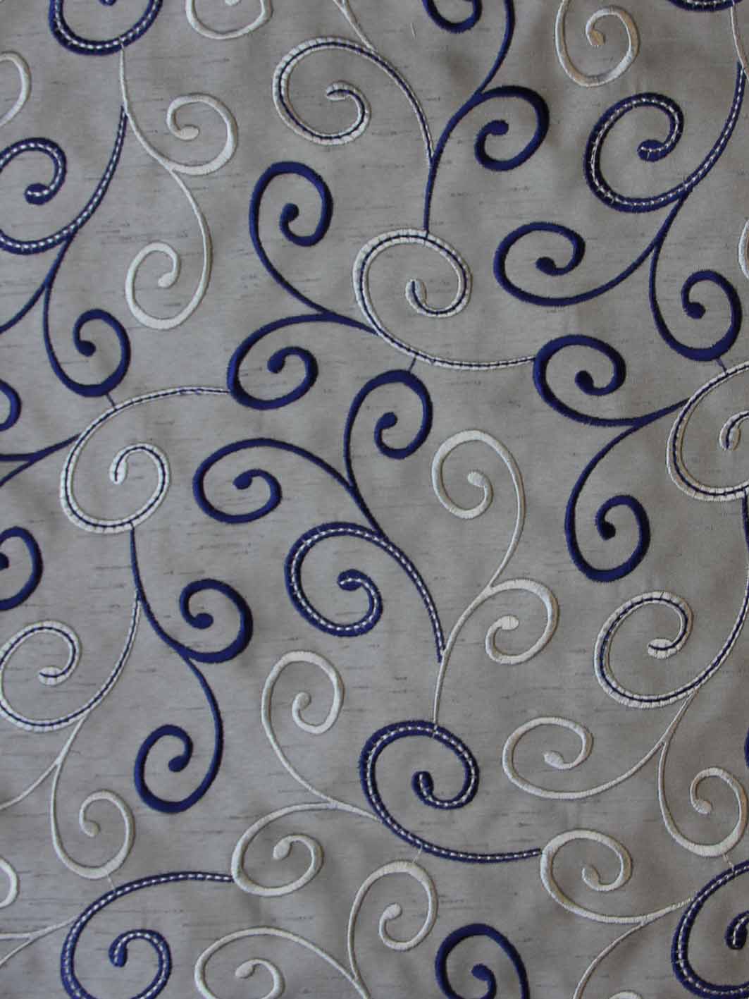 Embroidered Waistcoat Fabric - Manhattan