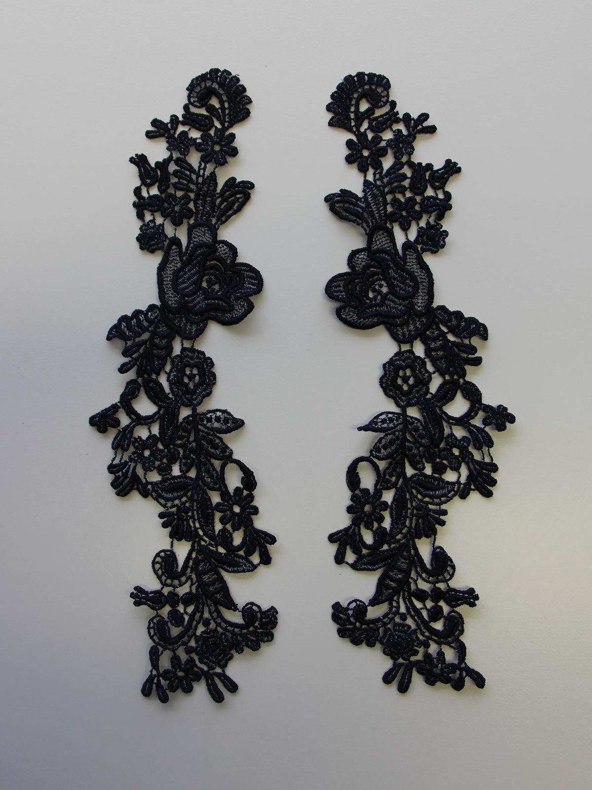 Navy Corded Lace Appliques - Nova